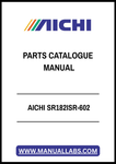 AICHI SR182ISR-602 PARTS CATALOGUE MANUAL - PDF FILE
