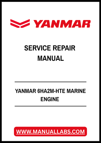 YANMAR 6HA2M-HTE MARINE ENGINE SERVICE REPAIR MANUAL - PDF FILE