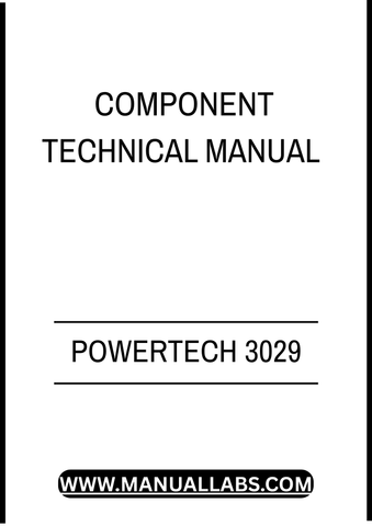 POWERTECH 3029 DIESEL ENGINE DENSO ECU COMPONENT TECHNICAL MANUAL - PDF FILE