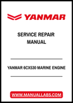 YANMAR 6CX530 MARINE ENGINE SERVICE REPAIR MANUAL - PDF FILE