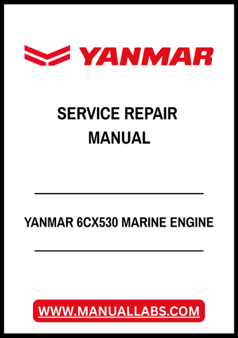 YANMAR 6CX530 MARINE ENGINE SERVICE REPAIR MANUAL - PDF FILE