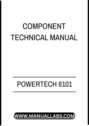 POWERTECH 6101 DIESEL ENGINE COMPONENT TECHNICAL MANUAL - PDF FILE
