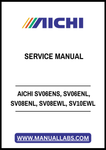 AICHI SV06ENS, SV06ENL, SV08ENL, SV08EWL, SV10EWL SERVICE MANUAL - PDF FILE