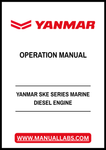 YANMAR SKE SERIES MARINE DIESEL ENGINE OPERATION MANUAL - PDF FILE