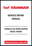 YANMAR 4LHA SERIES MARINE DIESEL ENGINE SERVICE REPAIR MANUAL - PDF FILE