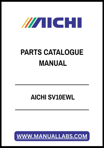 AICHI SV10EWL PARTS CATALOGUE MANUAL - PDF FILE
