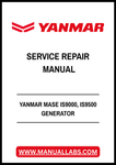 YANMAR MASE IS9000, IS9500 GENERATOR SERVICE REPAIR MANUAL - PDF FILE