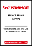 YANMAR 4JH3-TE, 4JH3-HTE, 4JH3-DTE MARINE DIESEL ENGINE SERVICE REPAIR MANUAL - PDF FILE