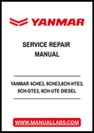 YANMAR 4CHE3, 6CHE3,6CH-HTE3, 6CH-DTE3, 6CH-UTE MARINE DIESEL SERVICE REPAIR MANUAL - PDF FILE