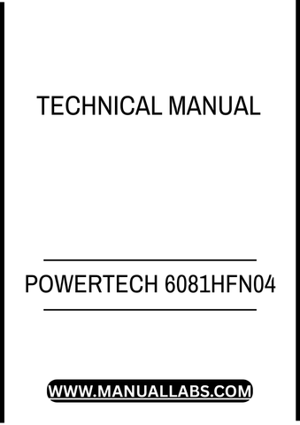 POWERTECH 6081HFN04 NATURAL GAS ENGINE LEVEL 8 ELECTRONIC FUEL SYSTEM TECHNICAL MANUAL - PDF FILE