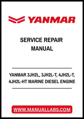 YANMAR 3JH2L, 3JH2L-T, 4JH2L-T, 4JH2L-HT MARINE DIESEL ENGINE SERVICE REPAIR MANUAL - PDF FILE