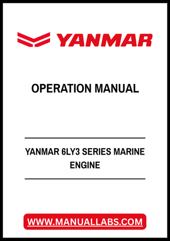 YANMAR 6LY3 SERIES MARINE ENGINE OPERATION MANUAL - PDF FILE