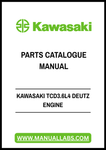 KAWASAKI TCD3.6L4 DEUTZ ENGINE PARTS CATALOGUE MANUAL - PDF FILE