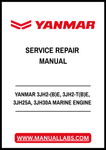 YANMAR 3JH2-(B)E, 3JH2-T(B)E, 3JH25A, 3JH30A MARINE DIESEL ENGINE SERVICE REPAIR MANUAL - PDF FILE