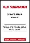 YANMAR 2TM, 3TM, 4TM MARINE DIESEL ENGINE SERVICE REPAIR MANUAL - PDF FILE