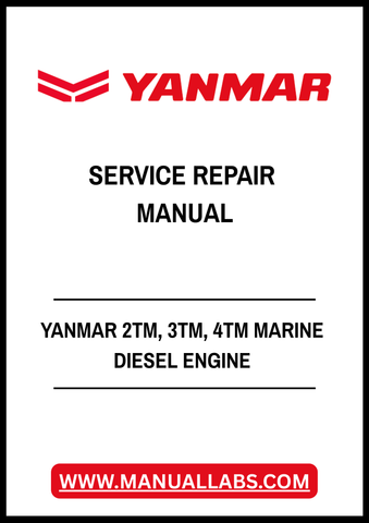 YANMAR 2TM, 3TM, 4TM MARINE DIESEL ENGINE SERVICE REPAIR MANUAL - PDF FILE