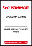 YANMAR 4JHE, 4JH-TE, 4JH-HTE, 4JH-DTE MARINE DIESEL ENGINE OPERATION MANUAL - PDF FILE