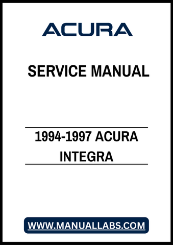 1994-1997 ACURA INTEGRA SERVICE MANUAL – PDF FILE