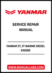 YANMAR 2T, 3T MARINE DIESEL ENGINE SERVICE REPAIR MANUAL - PDF FILE