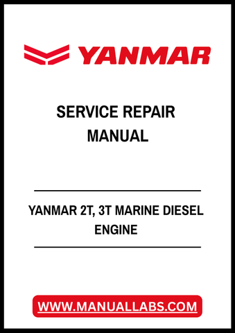 YANMAR 2T, 3T MARINE DIESEL ENGINE SERVICE REPAIR MANUAL - PDF FILE