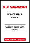 YANMAR 2S MARINE DIESEL ENGINE SERVICE REPAIR MANUAL - PDF FILE