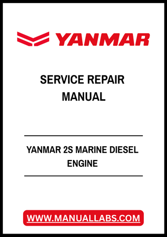 YANMAR 2S MARINE DIESEL ENGINE SERVICE REPAIR MANUAL - PDF FILE