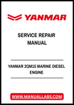 YANMAR 2QM15 MARINE DIESEL ENGINE SERVICE REPAIR MANUAL - PDF FILE