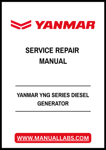 YANMAR YNG SERIES DIESEL GENERATOR SERVICE REPAIR MANUAL - PDF FILE