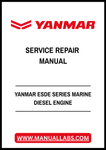 YANMAR ESDE SERIES MARINE DIESEL ENGINE SERVICE REPAIR MANUAL - PDF FILE