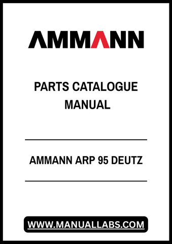 AMMANN ARP 95 DEUTZ OPERATING INSTRUCTIONS MANUAL - PDF FILE