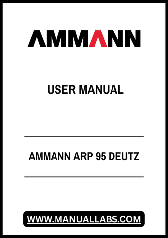 AMMANN ARP 95 DEUTZ USER MANUAL - PDF FILE