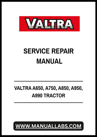 VALTRA A650, A750, A850, A950, A990 TRACTOR SERVICE REPAIR MANUAL - PDF FILE