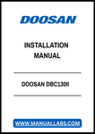 DOOSAN DBC130II INSTALLATION MANUAL - PDF FILE