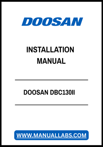 DOOSAN DBC130II INSTALLATION MANUAL - PDF FILE