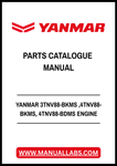 YANMAR 3TNV88-BKMS ,4TNV88-BKMS, 4TNV88-BDMS ENGINE PARTS CATALOGUE MANUAL - PDF FILE