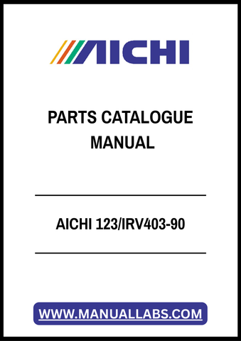 AICHI 123/IRV403-90 PARTS CATALOGUE MANUAL - PDF FILE