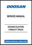 DOOSAN ELECTRIC FORKLIFT TRUCK SERVICE MANUAL - PDF FILE