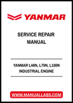 YANMAR L48N, L70N, L100N INDUSTRIAL ENGINE SERVICE REPAIR MANUAL - PDF FILE