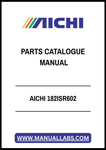 AICHI 182ISR602 PARTS CATALOGUE MANUAL - PDF FILE