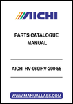 AICHI RV-060IRV-200·55 PARTS CATALOGUE MANUAL - PDF FILE