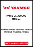 YANMAR 3TNV88XMS, 3TNV88XMS2, 3TNV88XGP, 4TNV88XMS, 4TNV88XMS2, 4TNV88XGP ENGINE PARTS CATALOGUE MANUAL - PDF FILE