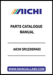 AICHI SR123ISR403 PARTS CATALOGUE MANUAL - PDF FILE