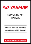 YANMAR 3T84HLE, 3T84HTLE INDUSTRIAL DIESEL ENGINE SERVICE REPAIR MANUAL - PDF FILE