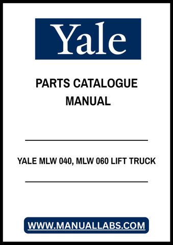 YALE MLW 040, MLW 060 LIFT TRUCK PARTS CATALOGUE MANUAL - PDF FILE