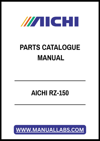 AICHI RZ-150 PARTS CATALOGUE MANUAL - PDF FILE