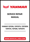 YANMAR YDP20N, YDP20TN, YDP20DN, YDPSTN, YDP30N, YDP30TN, YDP30DN, YDP30STN, YDP40N, YDP40TN, YDP40TN-E, YDP40STN, YDP40STN-E INDUSTRIAL ENGINE YDP-N SERIES SERVICE REPAIR MANUAL - PDF FILE