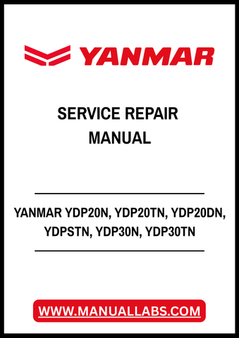 YANMAR YDP20N, YDP20TN, YDP20DN, YDPSTN, YDP30N, YDP30TN, YDP30DN, YDP30STN, YDP40N, YDP40TN, YDP40TN-E, YDP40STN, YDP40STN-E INDUSTRIAL ENGINE YDP-N SERIES SERVICE REPAIR MANUAL - PDF FILE