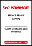 YANMAR NICO MARINE GEAR MGN SERIES SERVICE REPAIR MANUAL - PDF FILE