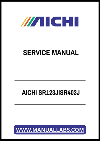 AICHI SR123JISR403J SERVICE MANUAL - PDF FILE