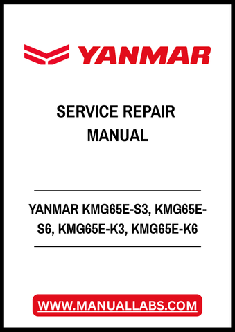 YANMAR KMG65E-S3, KMG65E-S6, KMG65E-K3, KMG65E-K6 MARINE GENERATOR SERVICE REPAIR MANUAL - PDF FILE